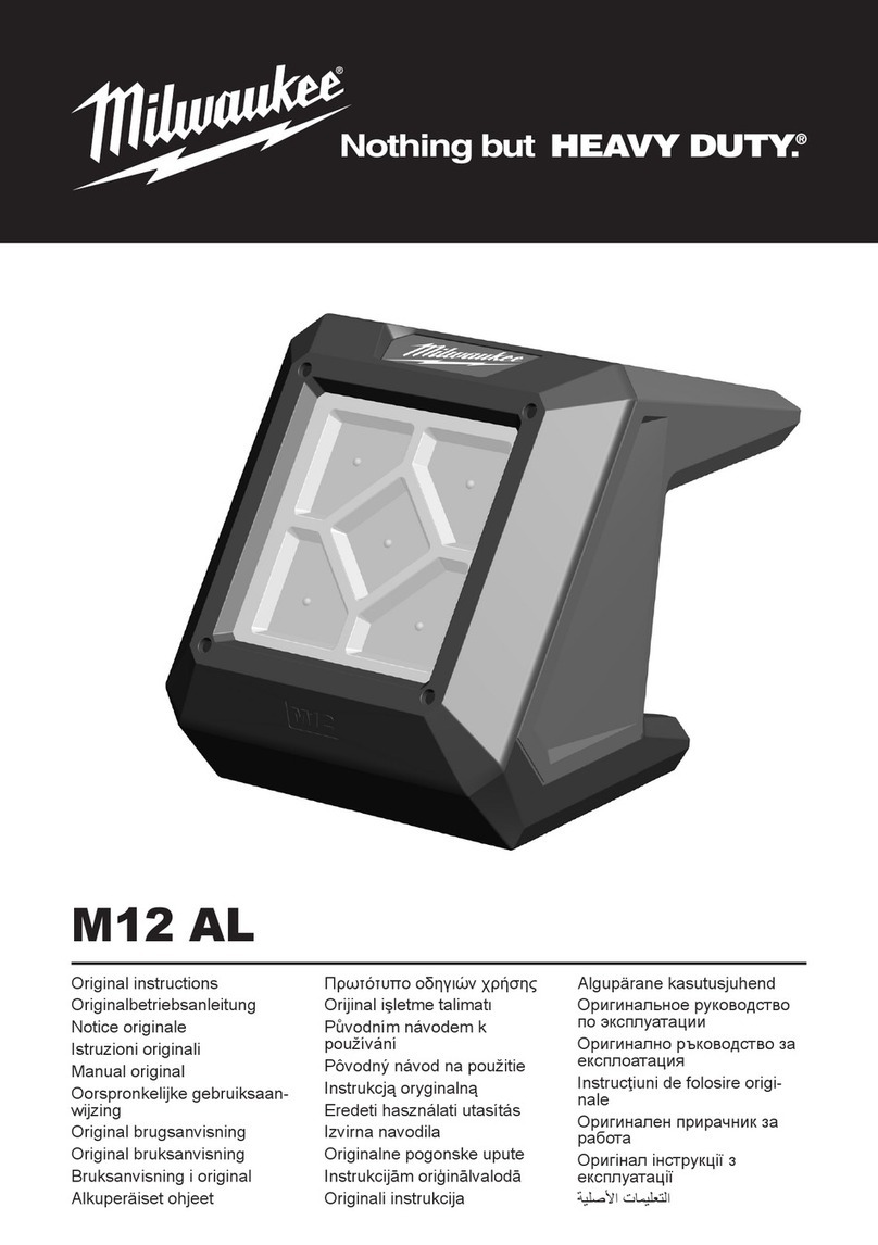 Milwaukee M12 AL-0 User manual