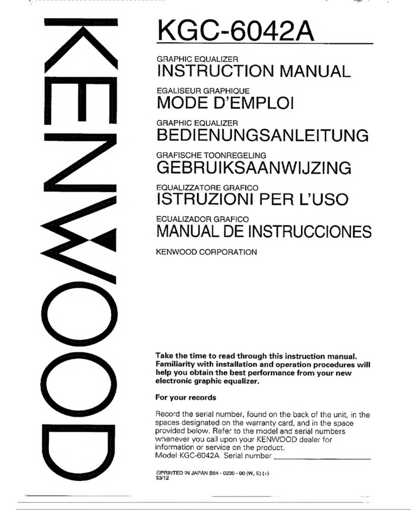 Kenwood KGC-6042A User manual