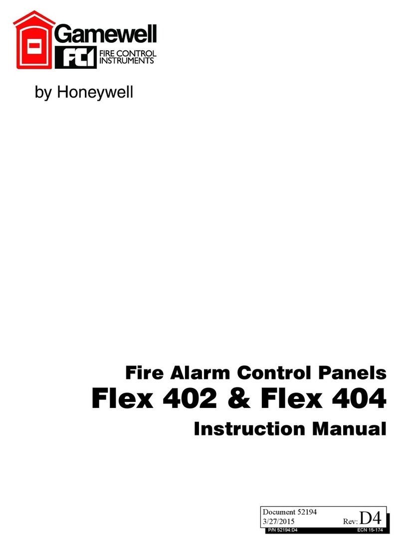 Honeywell FCI Gamewell Flex 404 instruction manual