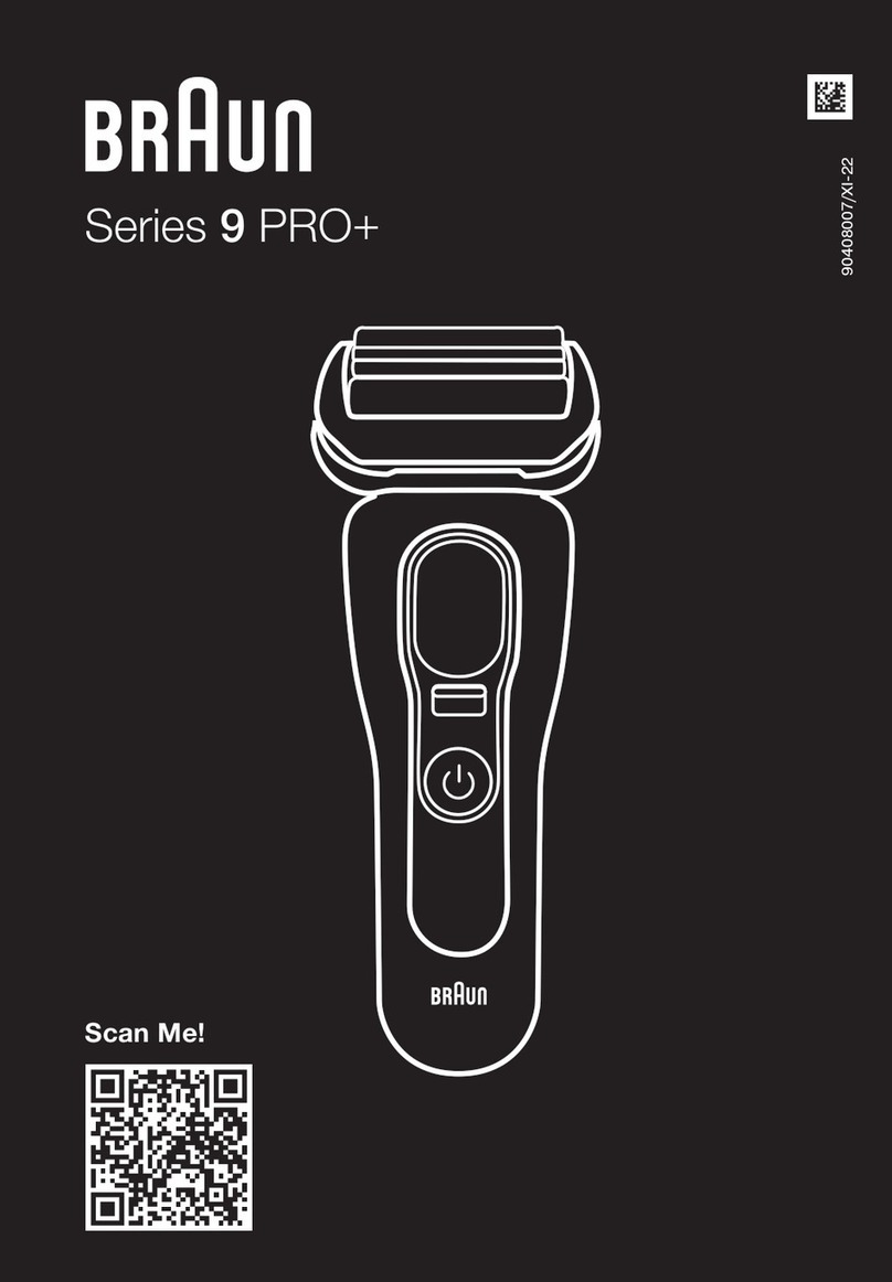 Braun 9 PRO+ Series User manual