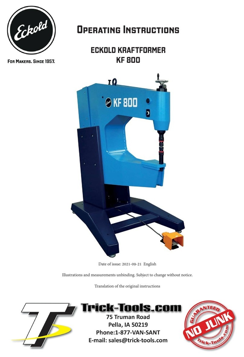Eckold KRAFTFORMER KF 800 operating instructions
