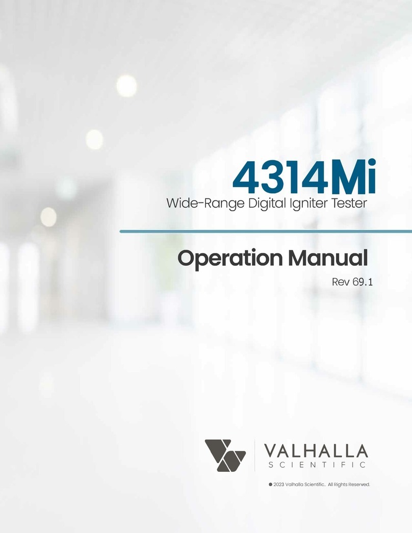 Valhalla Scientific 4314Mi User manual