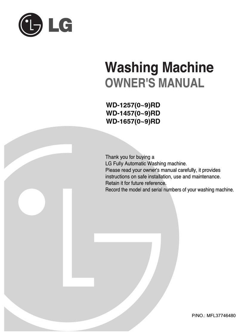 LG WD-1257RD User manual