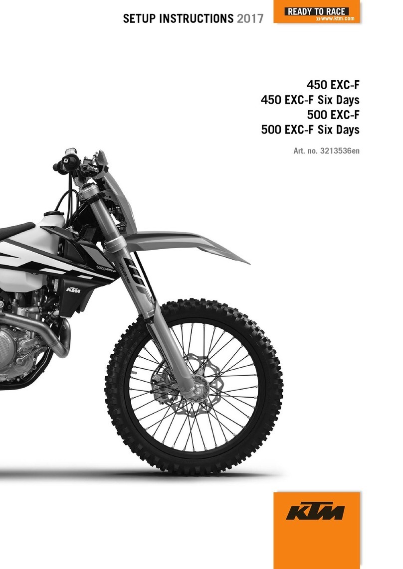 KTM 450 EXC-F Six Days 2017 Manual