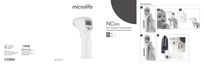 Microlife NC300 User manual
