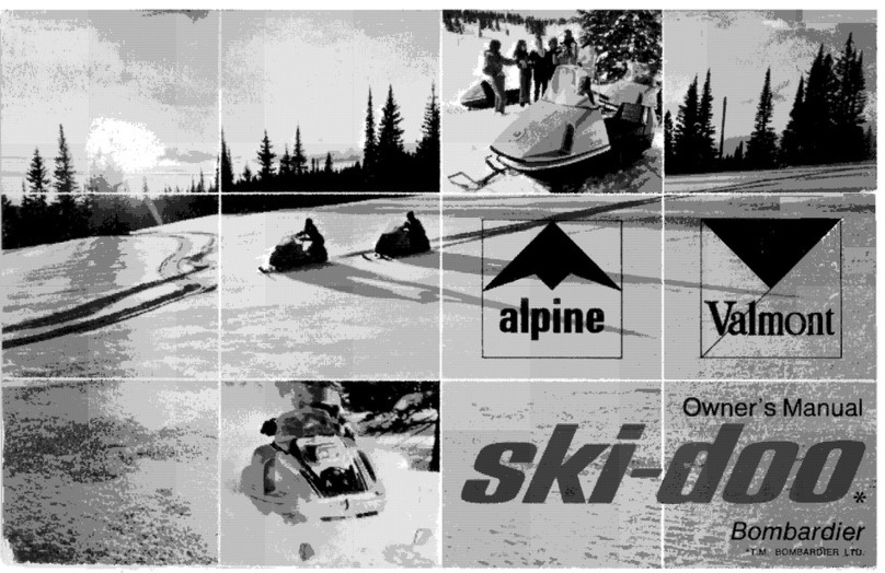 BOMBARDIER Ski-Doo Alpine owner's manual