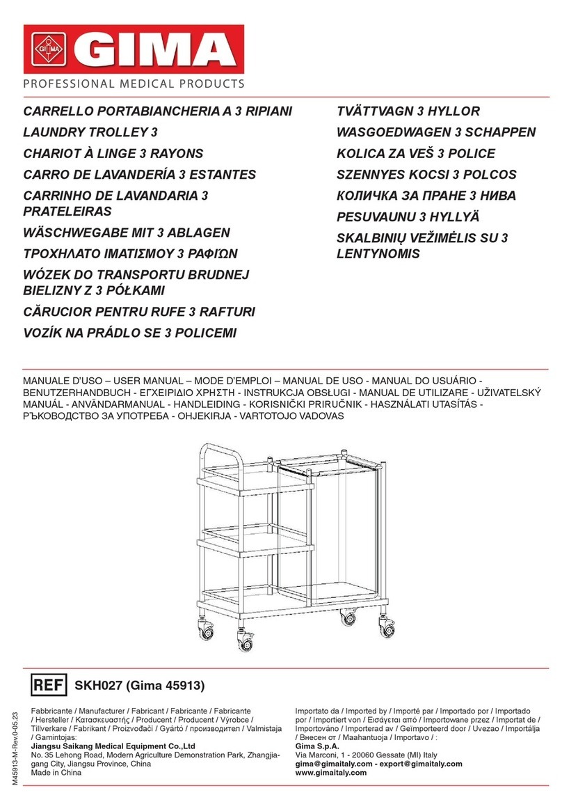 Gima LAUNDRY TROLLEY 3 user manual