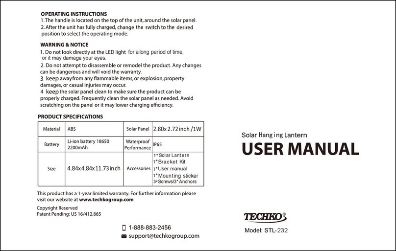 Techko STL-232 User manual