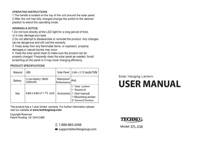 Techko STL-238 User manual