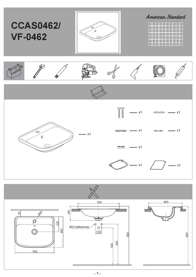 American Standard CCAS0462 User manual