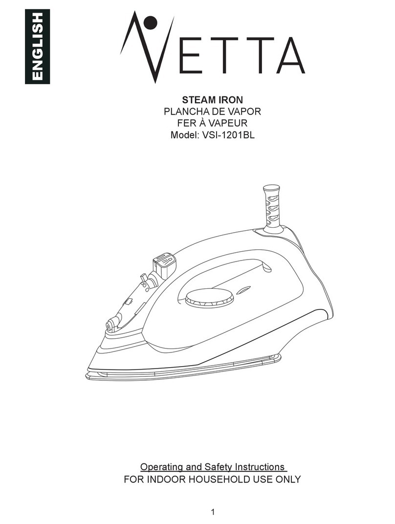 netta VSI-1201BL Operating and safety instructions