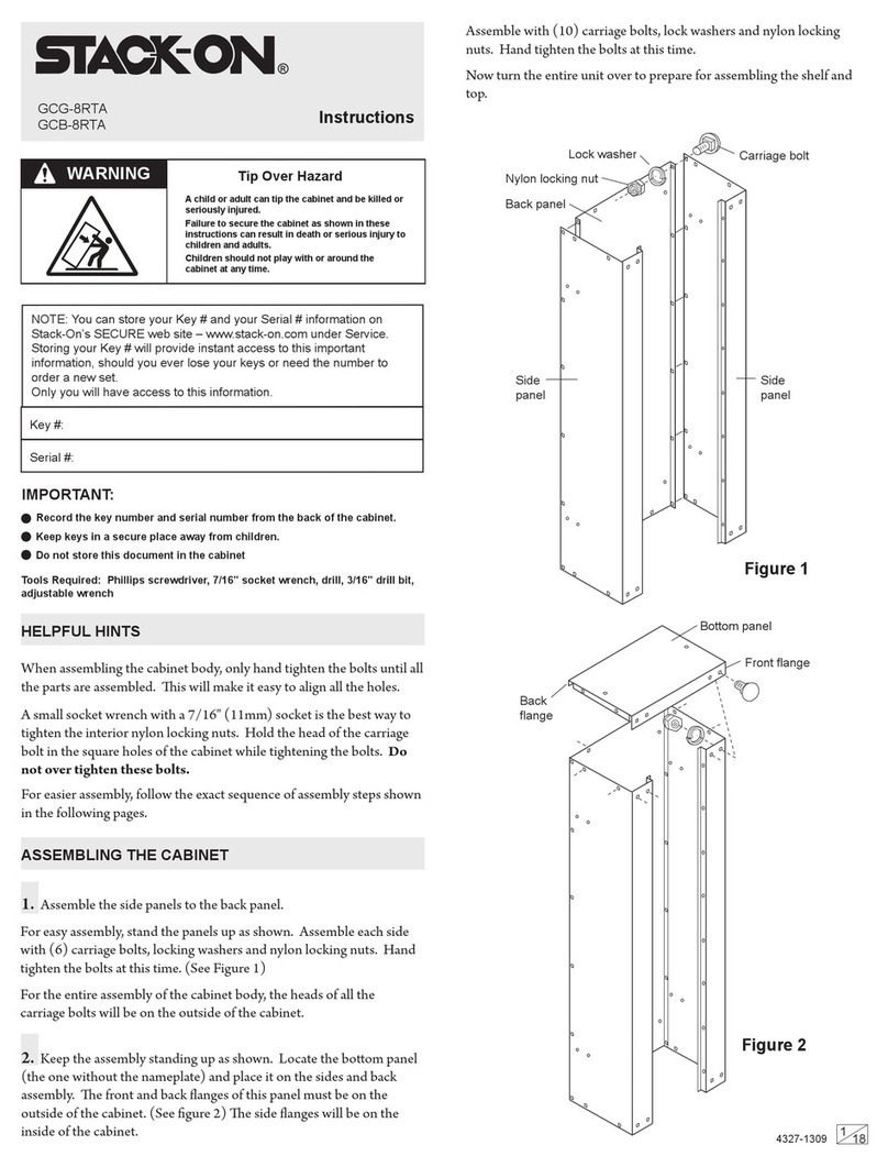 Stack-On GCG-8RTA User manual