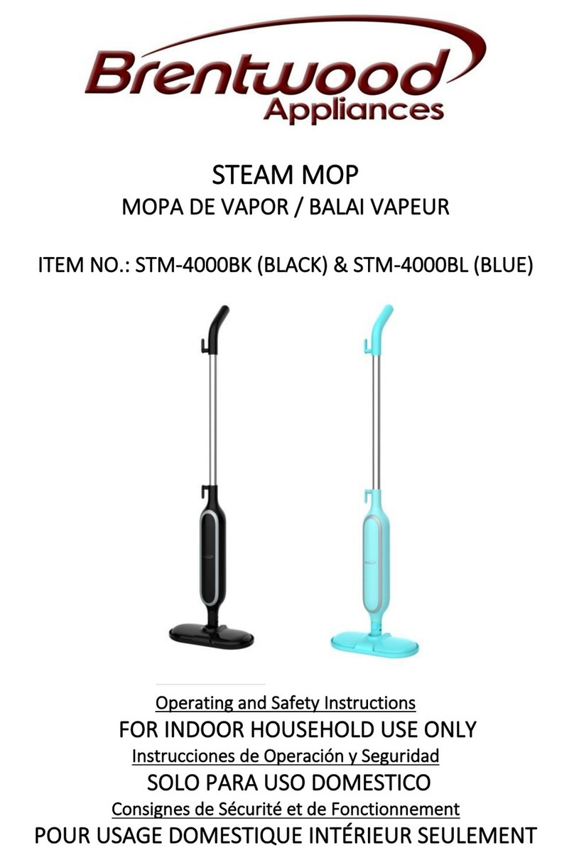 Brentwood Appliances STM-4000BK Operating and safety instructions