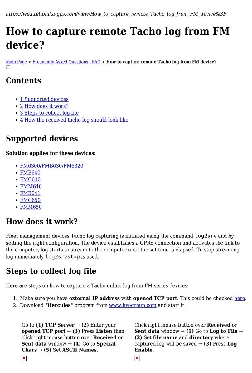 Teltonika FM6300 How-to