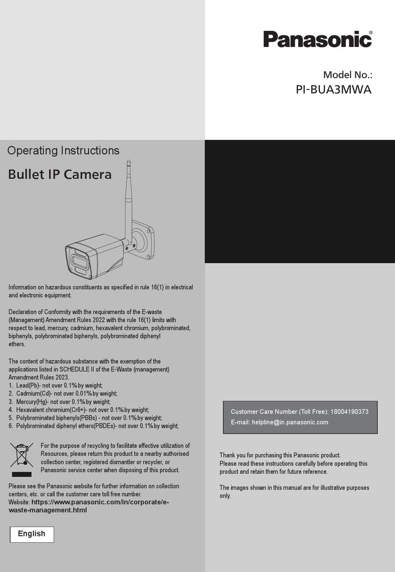 Panasonic PI-BUA3MWA operating instructions
