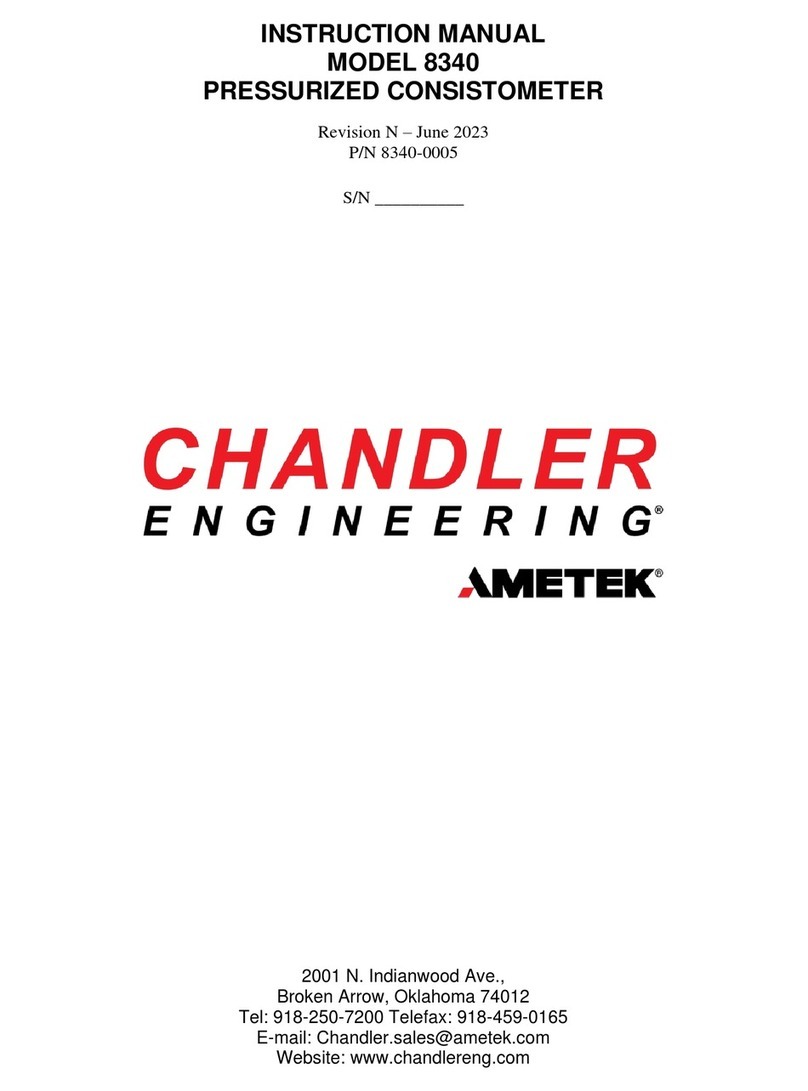 Ametek Chandler Engineering 8340 instruction manual