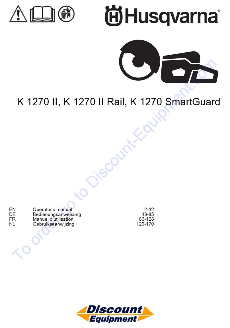 Husqvarna K 1270 II Operator's manual Husqvarna K 1270 II Operator's manual