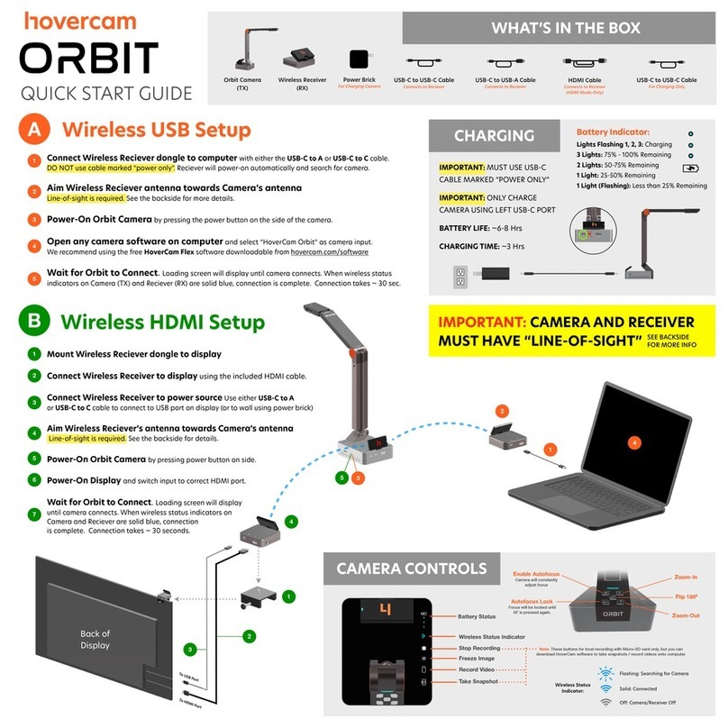 HoverCam ORBIT quick start guide
