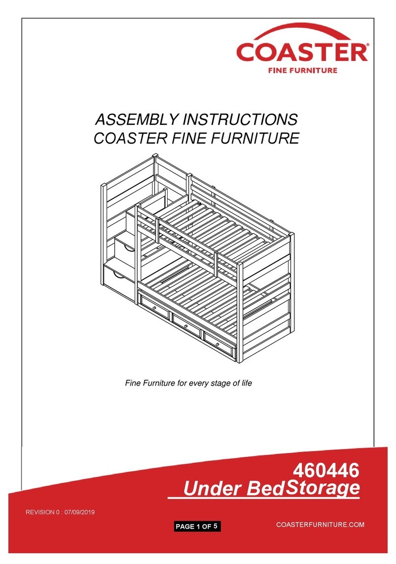 Coaster 460446 Assembly instructions
