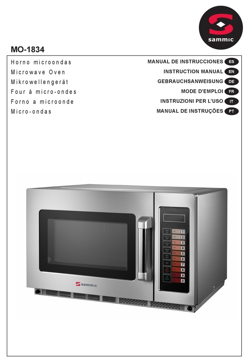 Sammic MO-1834 User manual Sammic MO-1834 User manual