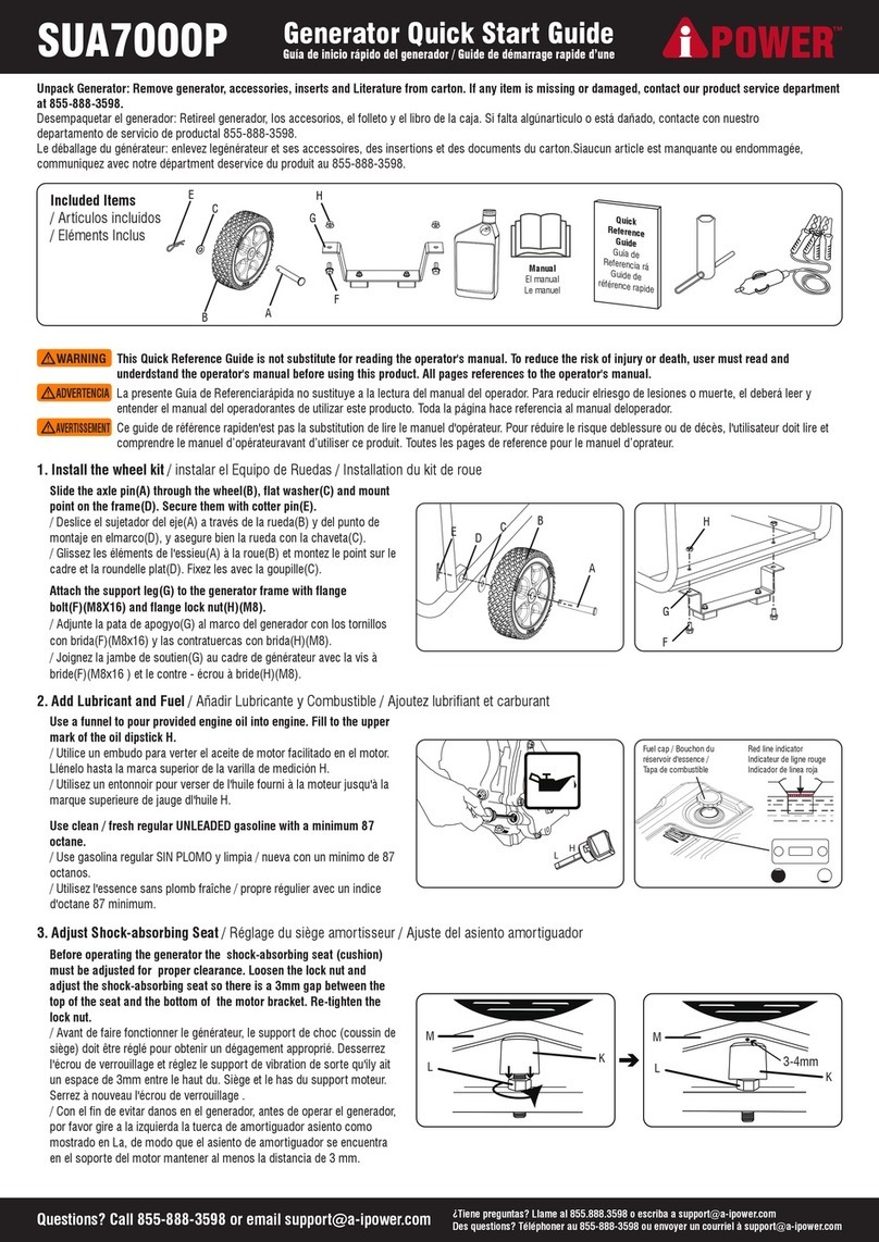 iPower SUA7000P quick start guide