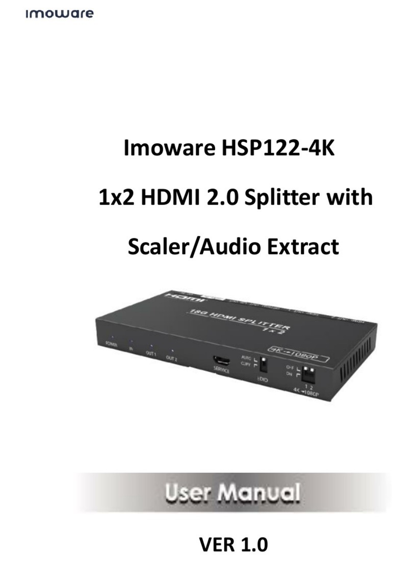 imoware HSP122-4K user manual