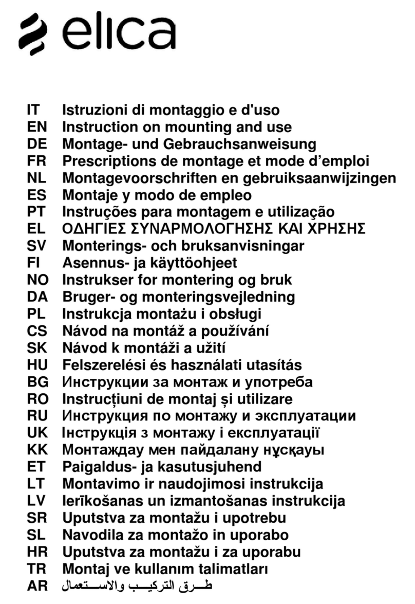 ELICA LANE MBL/A/72 Technical manual