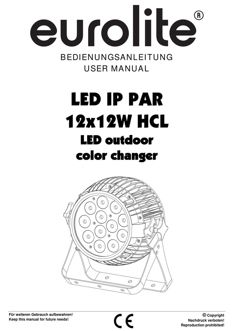 EuroLite LED IP PAR 12x12W HCL user manual