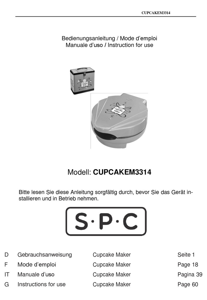 SPC CUPCAKEM3314 Instructions for use
