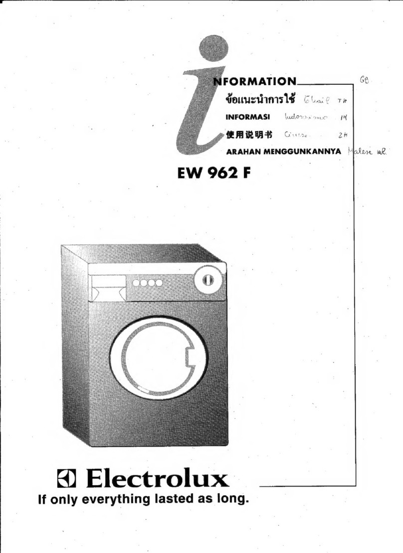 Electrolux EW 962 F manual