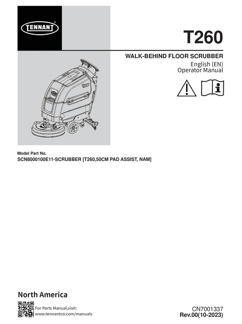 Tennant T260 Operator's manual