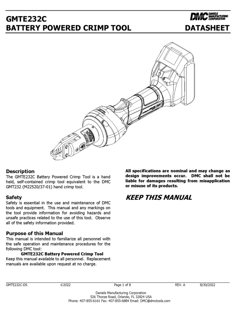 DMC GMTE232C User manual