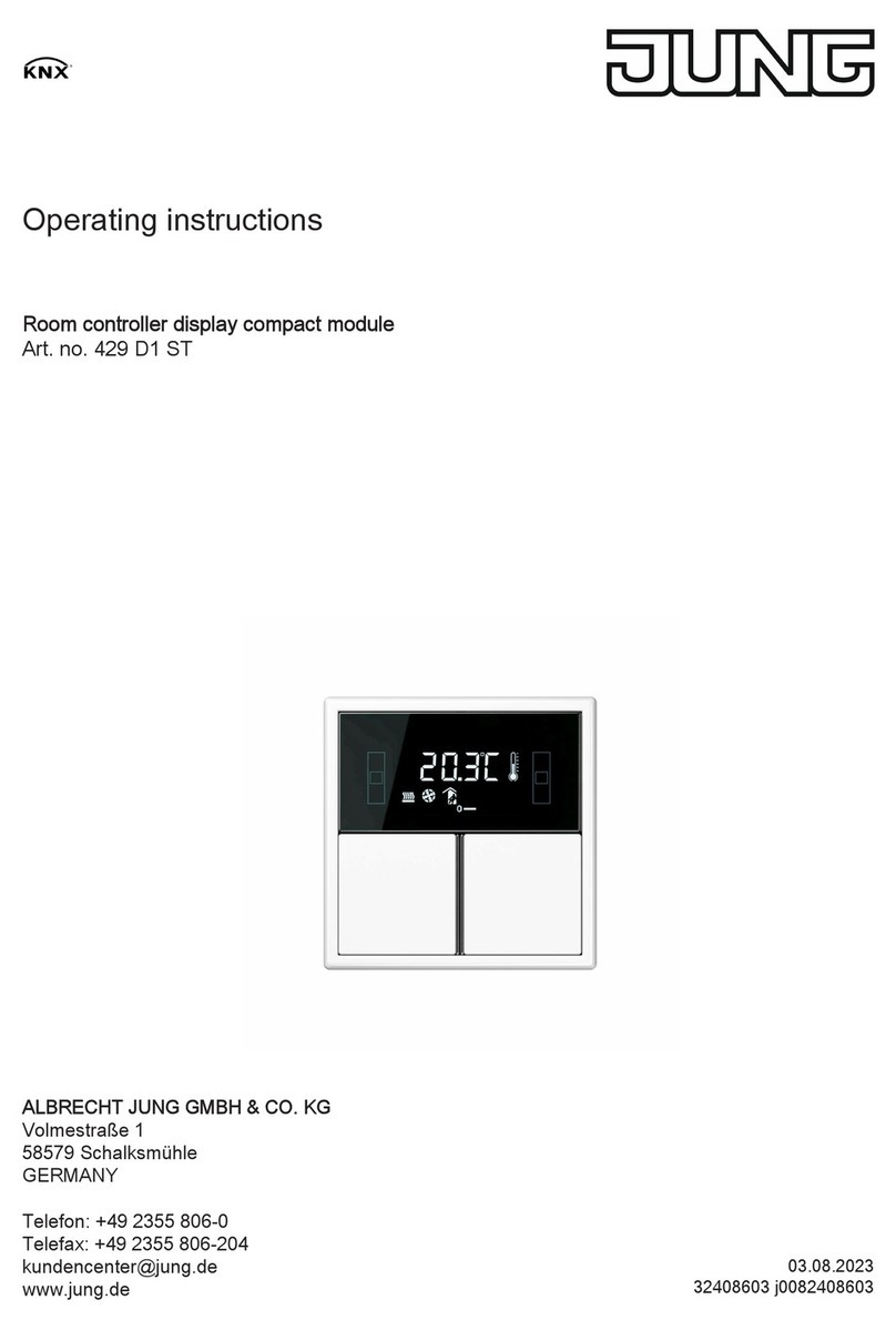 Jung 429 D1 ST operating instructions