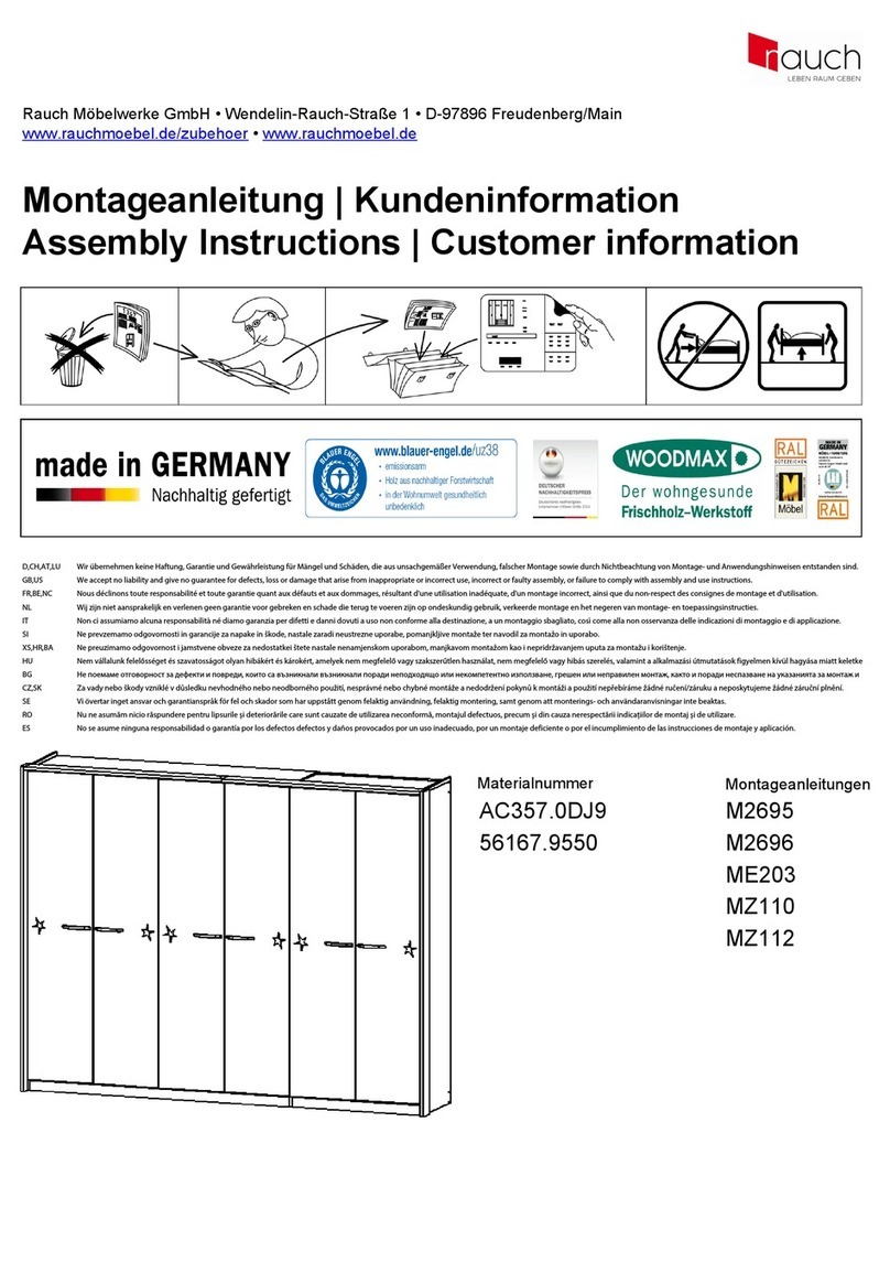 Rauch AC357.0DJ9 Assembly instructions Rauch AC357.0DJ9 Assembly instructions