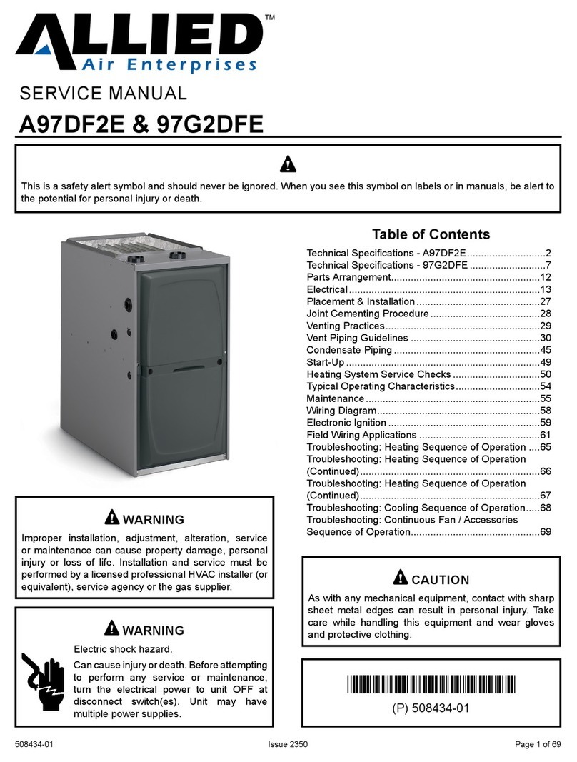 Allied A97DF2E Service manual