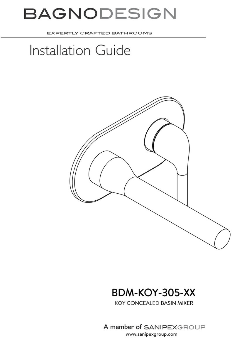 Sanipex BAGNODESIGN BDM-KOY-305 Series User manual Sanipex BAGNODESIGN BDM-KOY-305 Series User manual