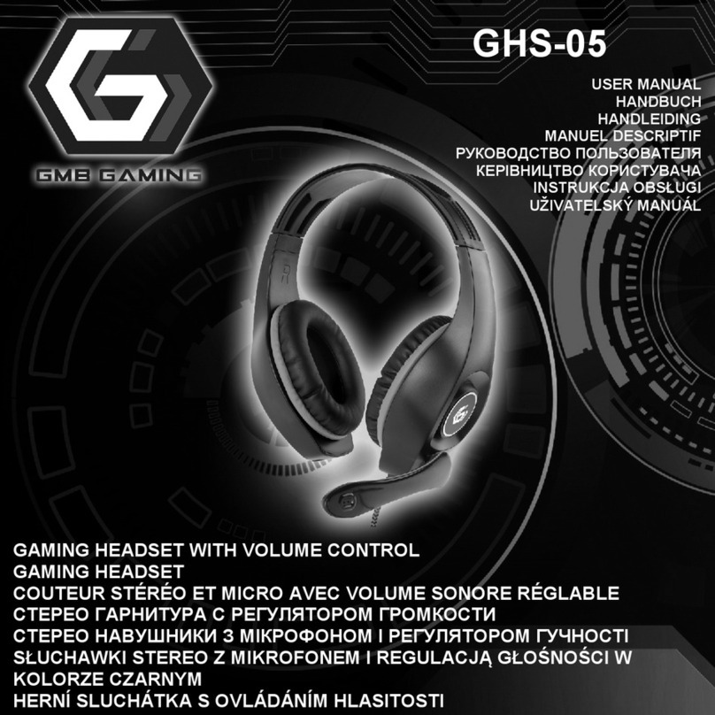GMB Gaming GHS-05 user manual