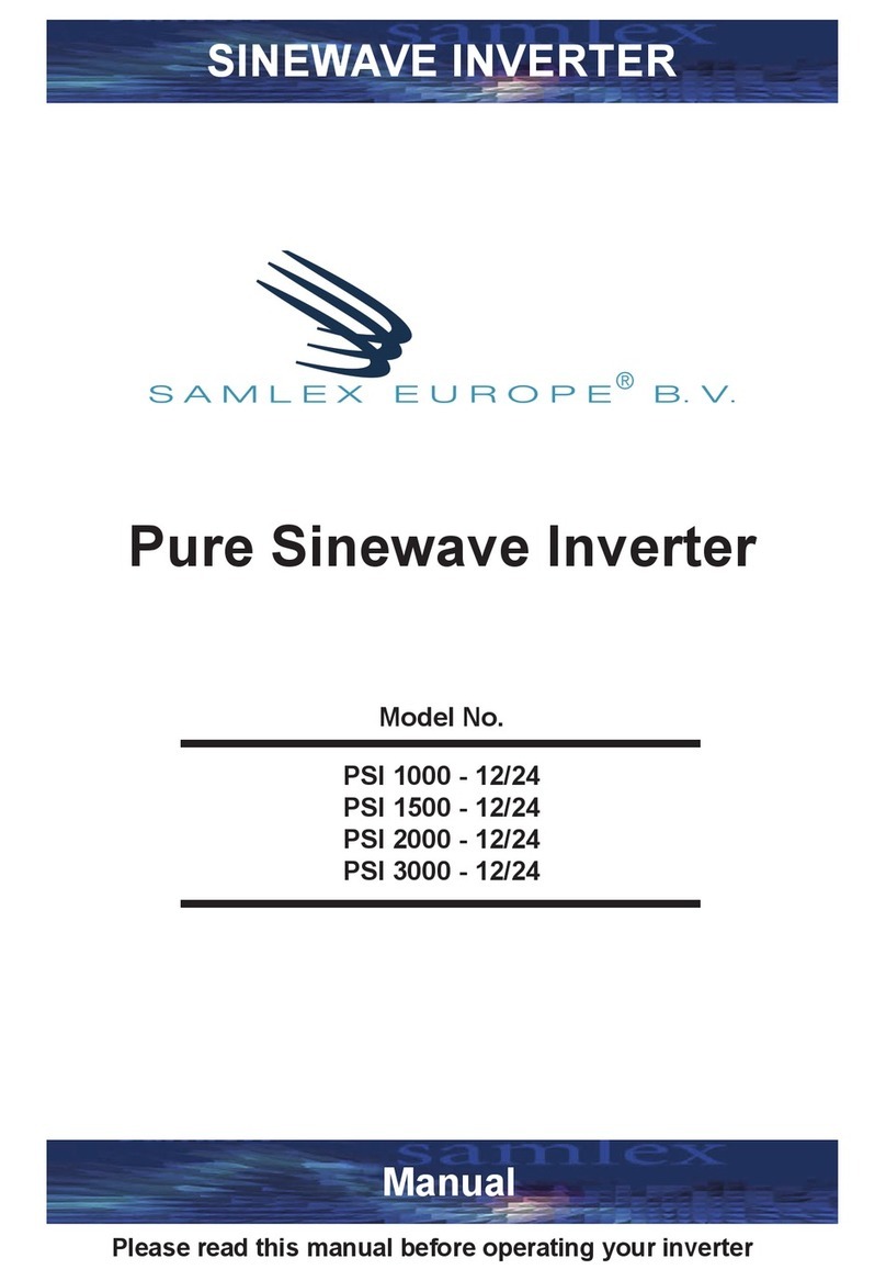 Samlex Europe PSI 1000-12/24 manual