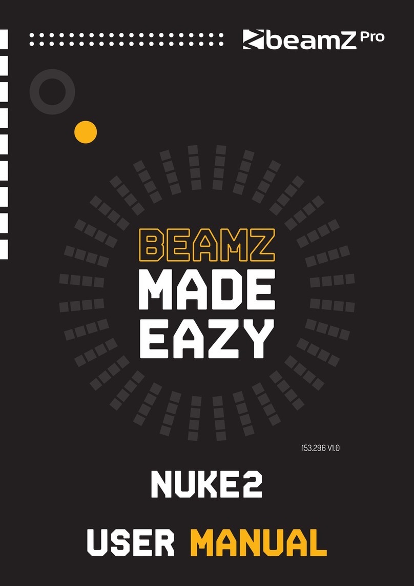 Beamz Pro NUKE2 user manual