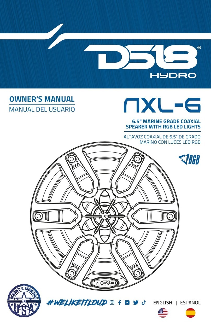 DS18 NXL-6 owner's manual