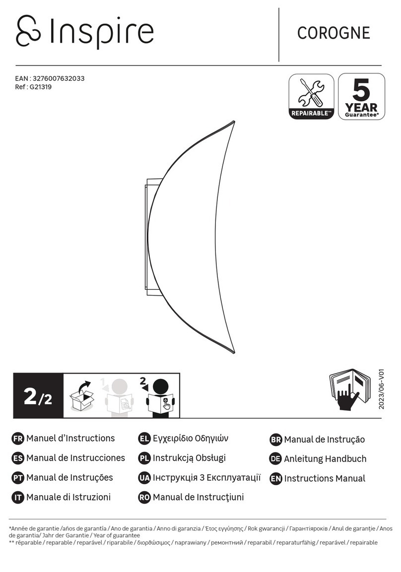 Inspire COROGNE G21319 instruction manual