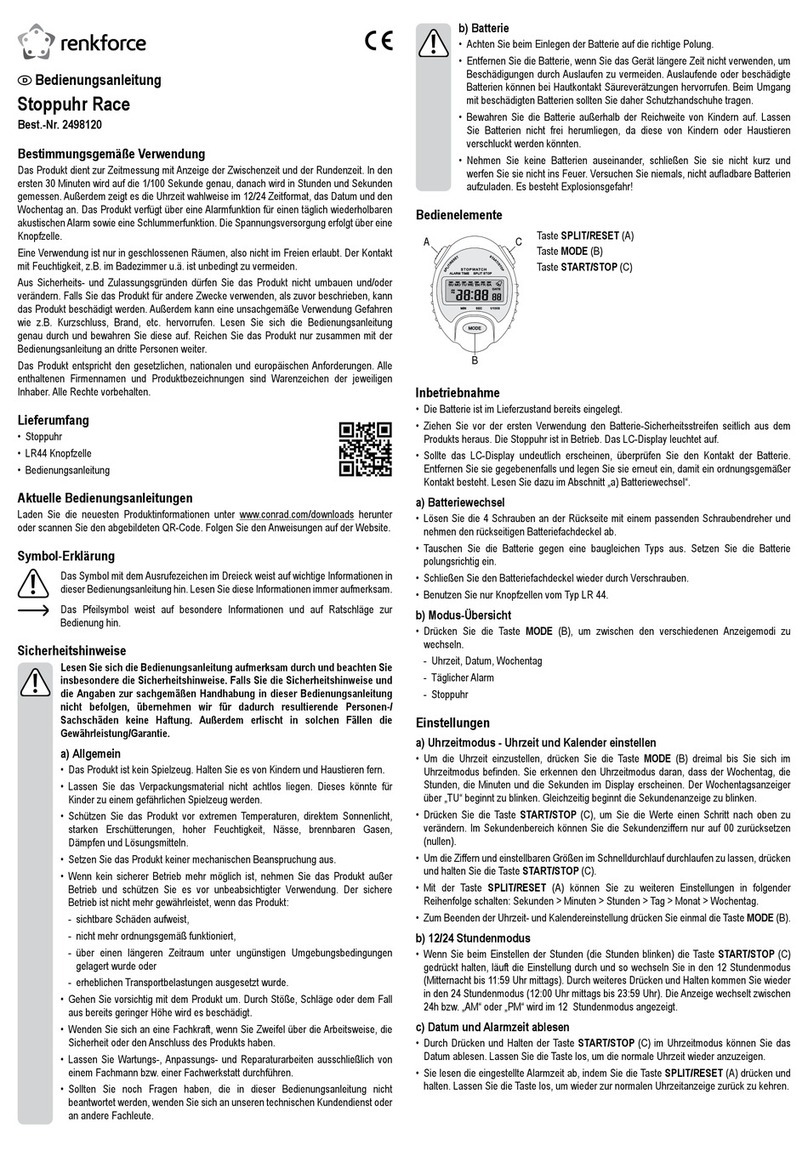 Renkforce RF-SW-140 operating instructions