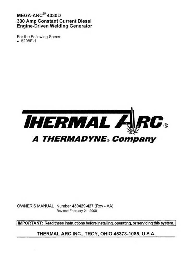 Thermadyne THERMAL ARC MECA-ARC 40300 owner's manual
