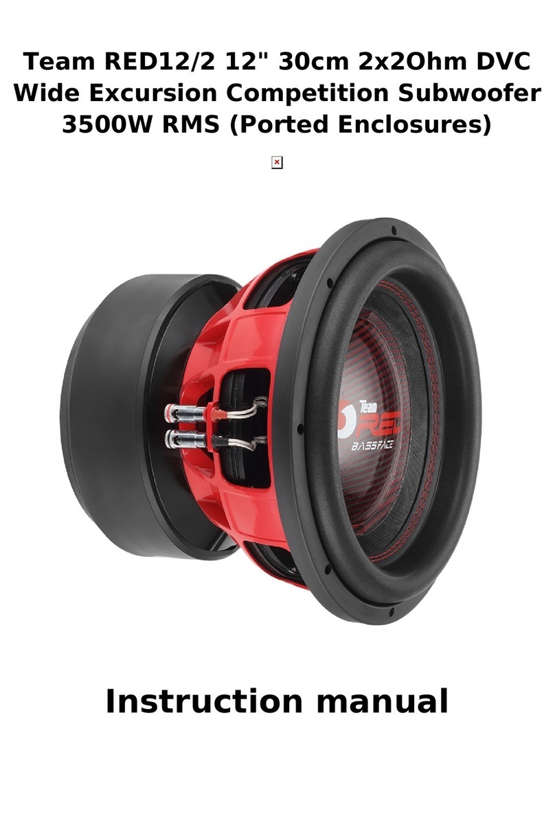 BASSFACE Team RED12/2 instruction manual