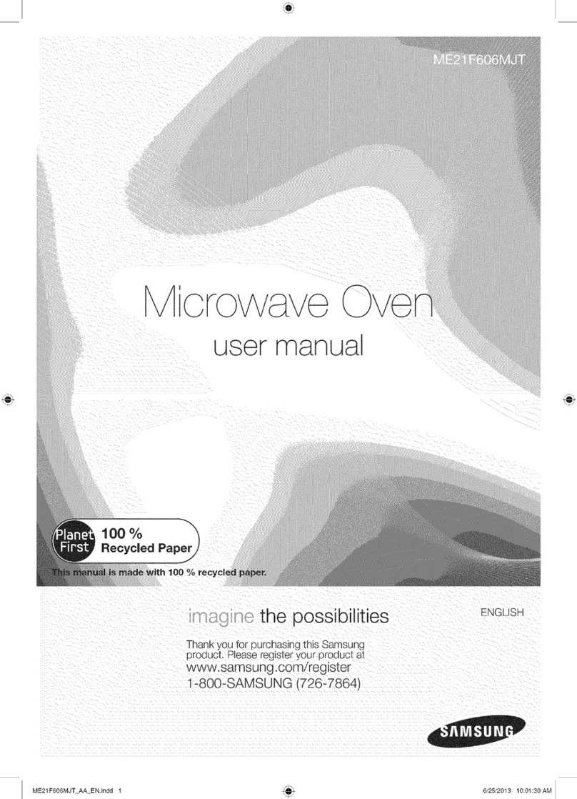 Samsung ME21F606MJT user manual