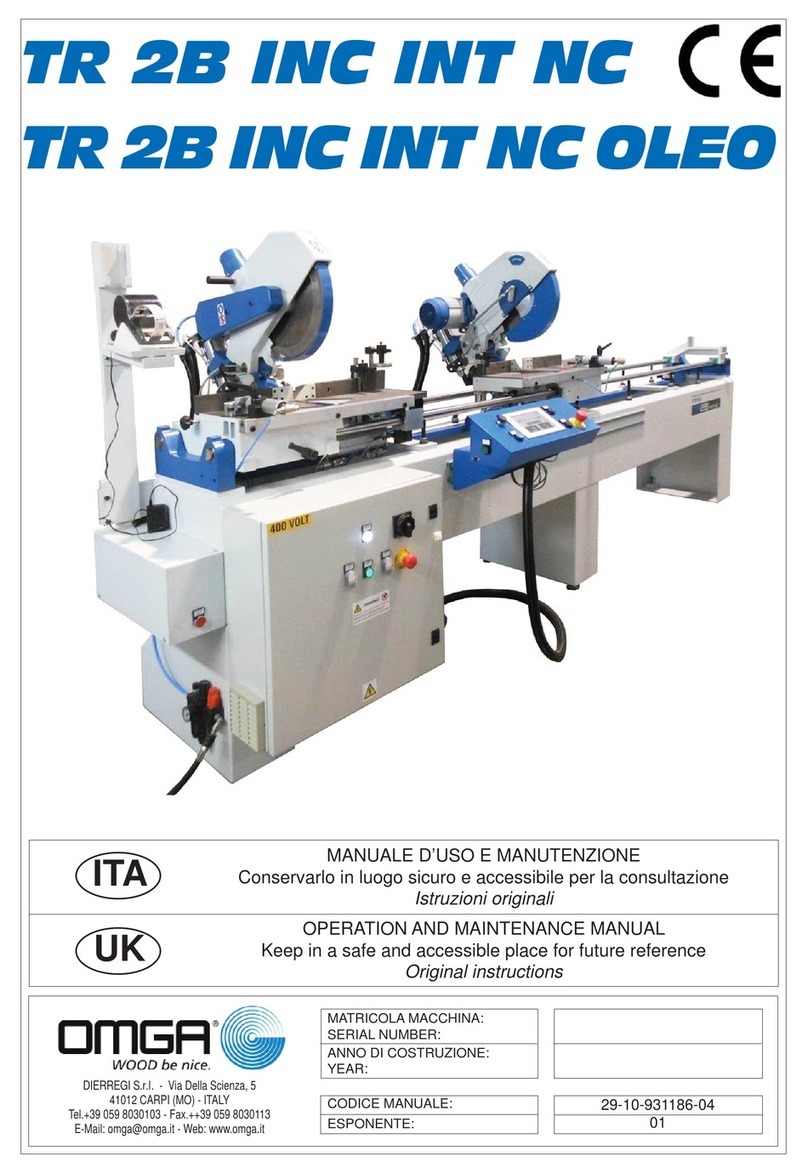 OMGA TR 2B INC INT NC Operation and maintenance manual