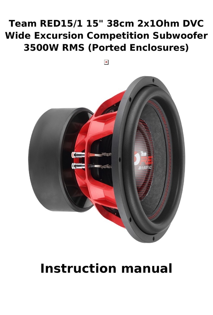 BASSFACE Team RED15/1 instruction manual