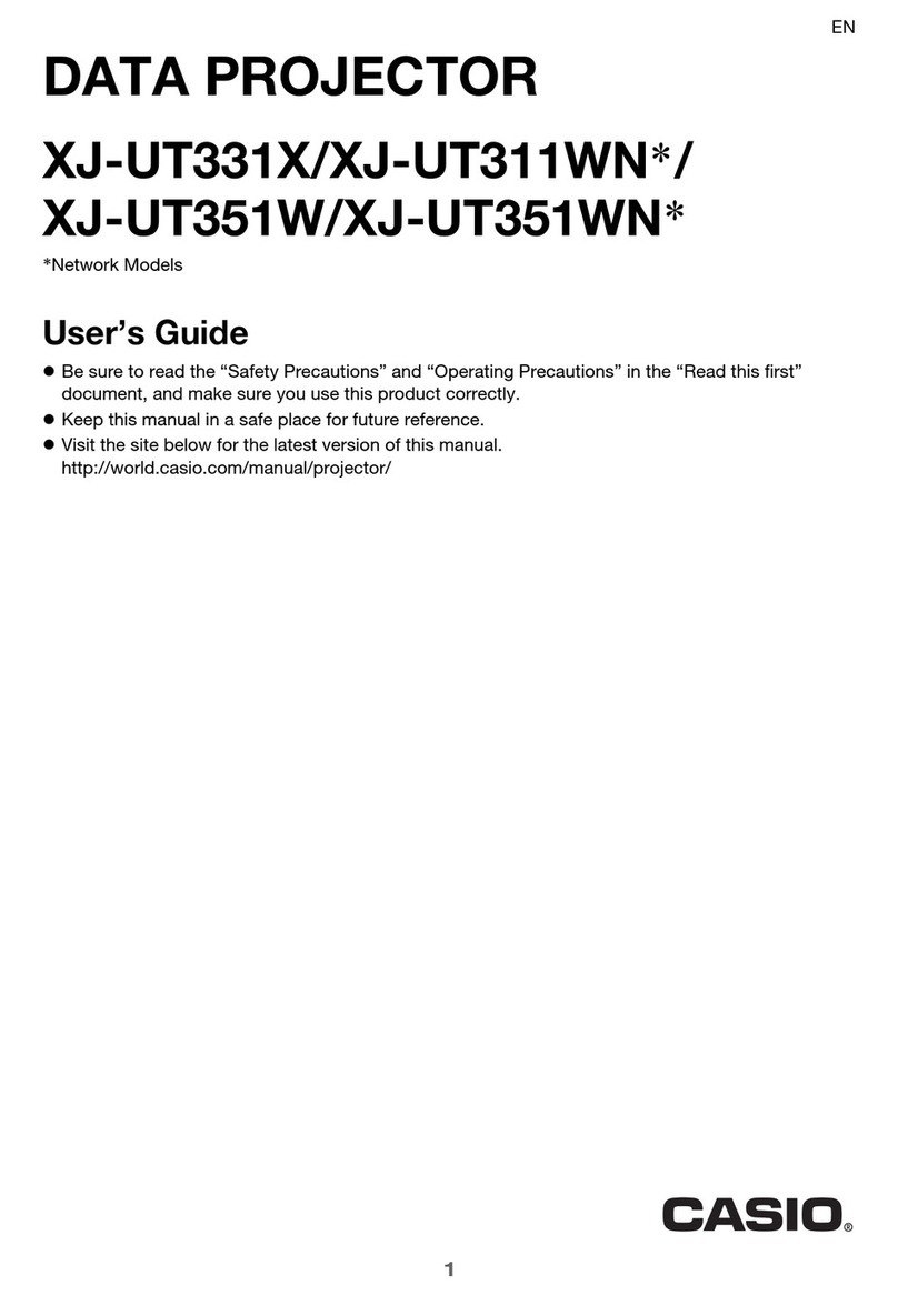 Casio XJ-UT351W User manual