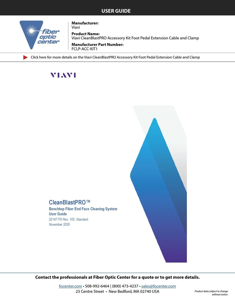 Viavi CleanBlastPRO FCLP-ACC-KIT1 user guide