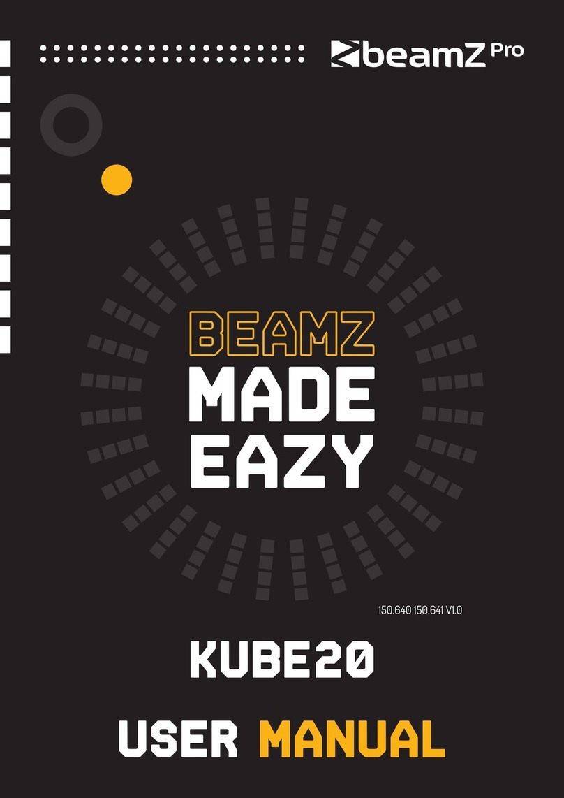 Beamz KUBE20 user manual